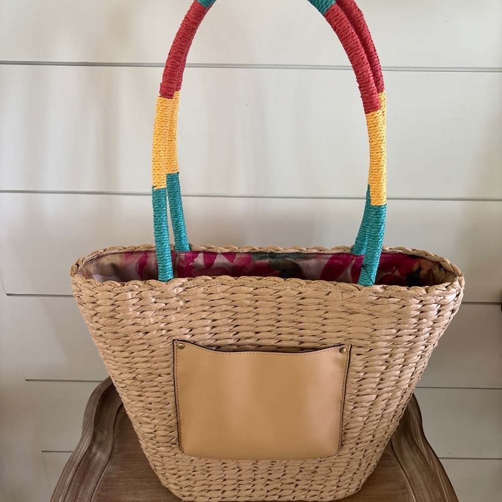 Patricia Nash Florina Woven Tote NWT - Picture 5 of 6
